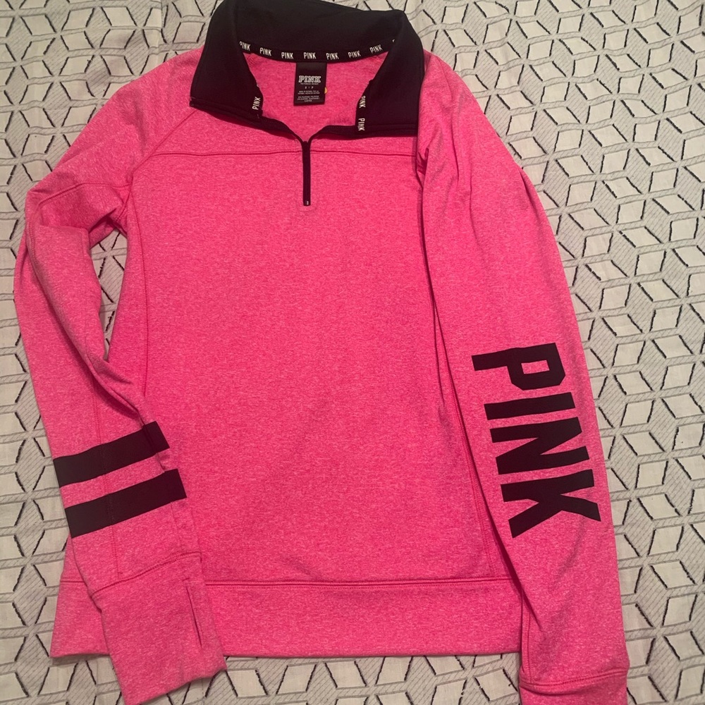 Victoria Secret’s PINK quarter zip sweater - Picture 1 of 4